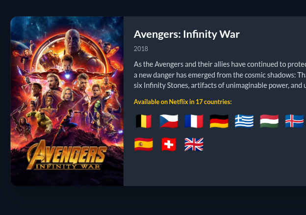 View available countries